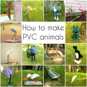 diy pvc animals and patterns