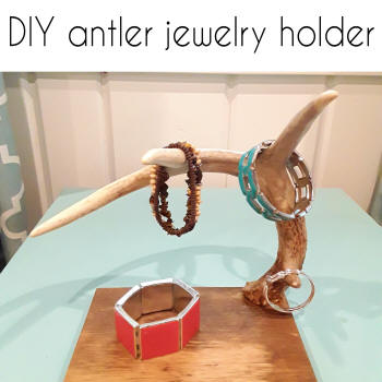 antler jewelry holder