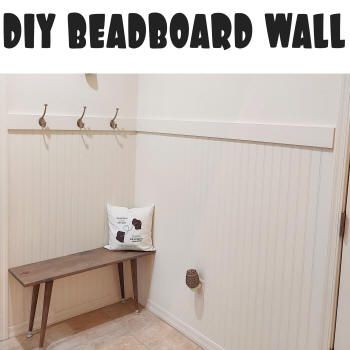 how to make a beadboard wainscotting wall