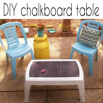 chalkboard table