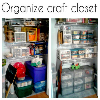 organize craft supplies