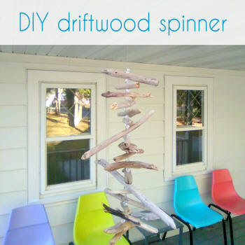 diy driftwood spinner