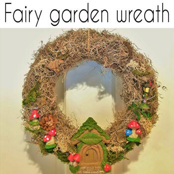 fairy garden wreath