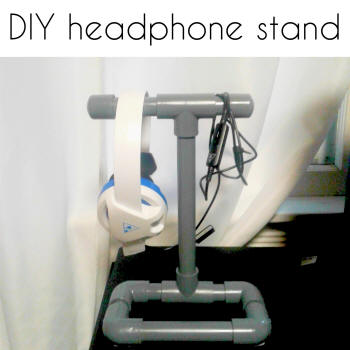 diy headphone holder