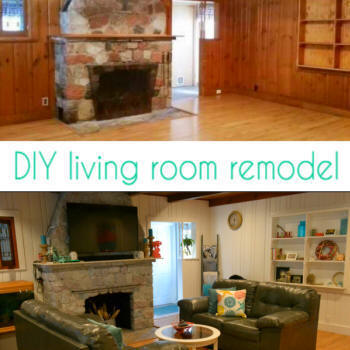 diy living room remodel