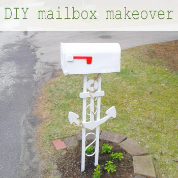 coastal mailbox makeover