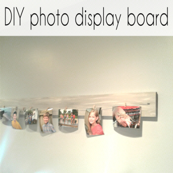 photo display board diy