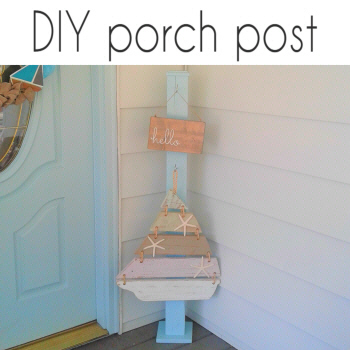 diy porch post