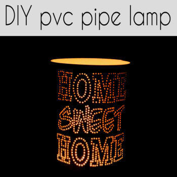 diy pvc pipe lamp