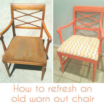 refresh old worn out chairs