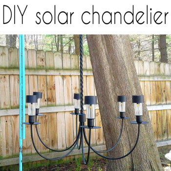 diy solar chandelier