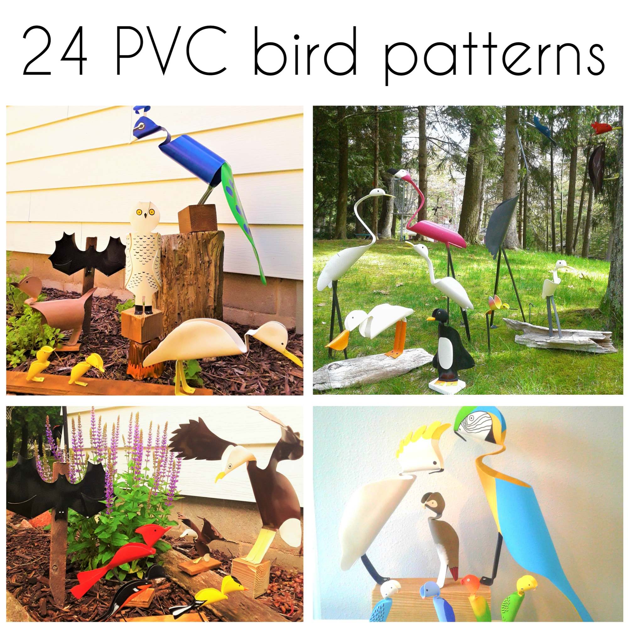 PVC Pipe Bird Patterns DIY Craft Crazy Diy Mom