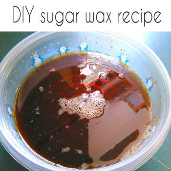 simple sugar wax recipe